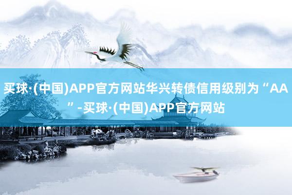 买球·(中国)APP官方网站华兴转债信用级别为“AA”-买球·(中国)APP官方网站