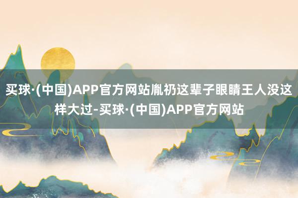 买球·(中国)APP官方网站胤礽这辈子眼睛王人没这样大过-买球·(中国)APP官方网站