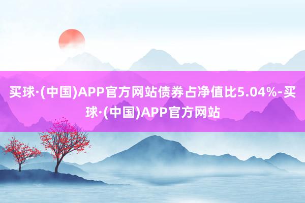 买球·(中国)APP官方网站债券占净值比5.04%-买球·(中国)APP官方网站